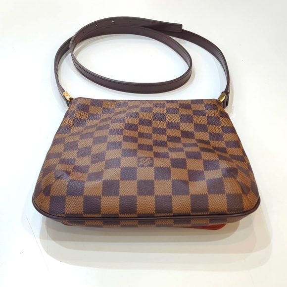 ✨ LOUIS VUITTON Musette Salsa Damier Ebene Crossbody Bag - Picture 8 of 15